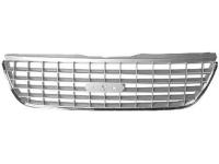 Ford Explorer (02-05) решетка радиатора стандартная, серебристая с хромом.