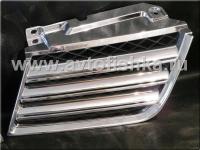 Mitsubishi L200 Triton решетка радиатора хромированная, горизонтальный дизайн, комплект 2 шт.