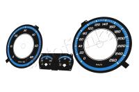 Volkswagen Golf MK5, Jetta, Touran светодиодные шкалы (циферблаты) на панель приборов - дизайн 2