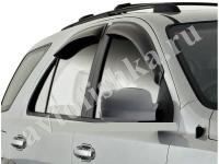 Дефлекторы боковых окон EGR 4 части темные Kia Sorento 2002-2009