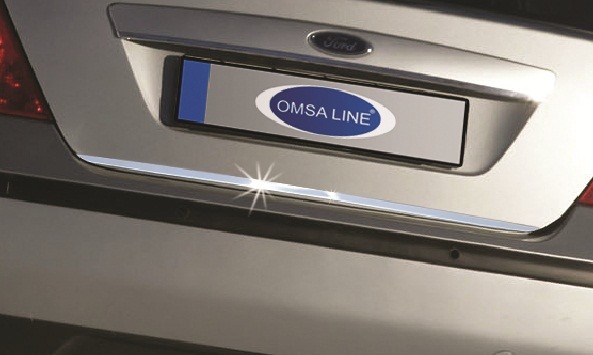 Ford Focus (05–10) Накладка нижней кромки крышки багажника, нерж.,седан