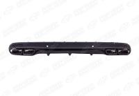 Mercedes-Benz C-Klasse W205 рестайлинг 2018 - 2021 Диффузор заднего бампера 6.3 AMG черный с черными насадками