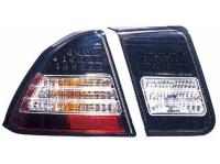 Honda Civic (03-05) 4 дв. седан фонари задние светодиодные черные, комплект 2 шт.