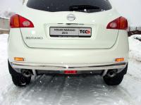 Nissan Murano (10–) Защита задняя (центральная овальная) 75х42 мм