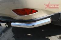 Lexus RX (09–11) Защита заднего бампера 60 мм уголки