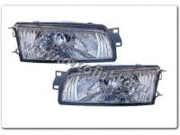 Mitsubishi Lancer (92-96) фары передние хромированные, комплект 2 шт.