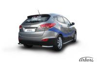 Защита заднего бампера "уголки" Arbori d57 HYUNDAI IX-35 2009-