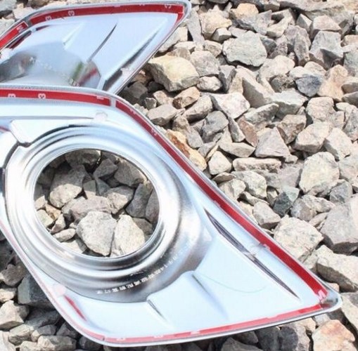 Nissan X-Trail (14–) Окантовка на передние противотуманные фары, хром