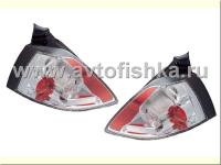 Renault Megane (03-) 5 дв. фонари задние хромированные, комплект 2 шт.