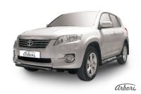 Защита переднего бампера Arbori d57 короткая черная TOYOTA RAV-4 2010-2012