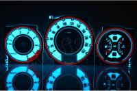 Nissan X-Trail светодиодные шкалы (циферблаты) на панель приборов