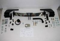 Toyota Land Cruiser 200, Lexus LX570 (08-) Фаркоп с вставкой из нержавеющей стали и надписью