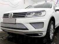 Volkswagen Touareg (14–) Защита радиатора Premium, хром, низ