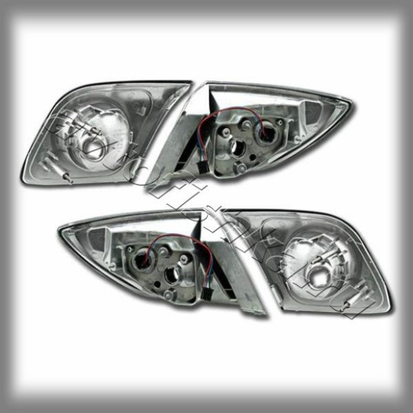 Mazda 3 (03-06) 3, 5 дв. фонари задние светодиодные черные, комплект лев.+прав.