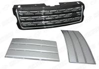 Land Rover Range Rover 4 поколение 2012 - 2017 Решетка радиатора с жабрами Autobiography серебро