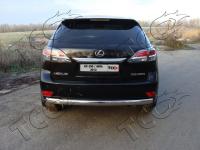 Lexus RX (12–) Защита задняя (овальная) 75х42 мм