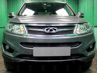 Chery Tiggo 5 (14–16) Защита радиатора, чёрная, низ