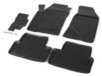 Ford Focus (05–/08–) Коврики салона (полиуретан), чёрные