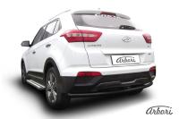Защита заднего бампера Arbori d57 радиусная HYUNDAI Creta 4WD 2016-