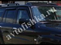 Дефлекторы боковых окон EGR 4 части темные Nissan Patrol Y61 1998-2010