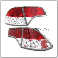 Honda Civic Si (07-) 4 дв. USA фонари задние красно-хромированные, комплект 2 шт.