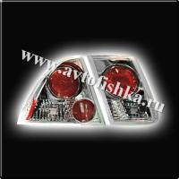 Honda Civic (99-01) 4 дв. фонари задние хромированные, комплект 2 шт.
