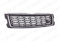 Land Rover Range Rover 4 поколение (рестайлинг) 2017 - 2022 Решетка радиатора дизайн 2023 года черная с серебром