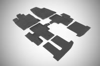 Nissan Pathfinder (12–20) Коврики салона резиновые с высоким бортиком