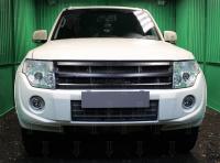 Mitsubishi Pajero (11–14) Защита радиатора, чёрная