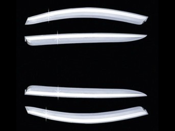 Kia Sportage (2010-) дефлекторы окон темные, ветровики, комплект 4 шт.