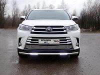 Toyota Highlander (17–) Защита передняя нижняя (с ДХО) 60,3 мм