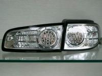 Mazda Demio (2002-) фонари задние хромированные светодиодные, комплект лев. + прав.
