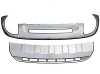 Volkswagen Touareg (14–) Комплект накладок переднего и заднего бамперов, нерж сталь.