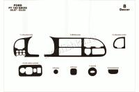 Ford Transit 1997-2000 декоративные накладки (отделка салона) под дерево, карбон, алюминий