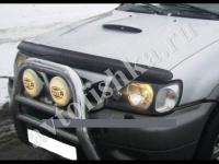 Дефлектор капота темный Nissan Terrano 2 2001-2006