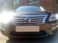 Nissan Teana (14–) Защита радиатора, чёрная