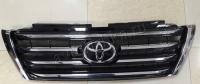 Toyota Land Cruiser Prado 150 (2010-) решетка радиатора черная в дизайне Lexus LX