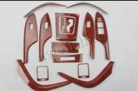 Toyota Corolla (2006-2013) накладки панелей салона, дизайн под дерево, левый руль, комплект 14 предметов.