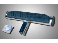 Подножка задняя универсальная из нержавеющей стали для крепления вместо фаркопа с квадратом 51 x 51 мм