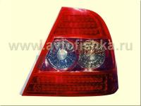 Toyota Corolla (01-06) седан задние фонари светодиодные красно-тонированные, комплект 2 шт.