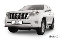 Защита переднего бампера Arbori d57 черная TOYOTA LAND CRUISER PRADO J150 2014-