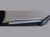 Mitsubishi Outlander (12-) пороги боковые из алюминиевого профиля