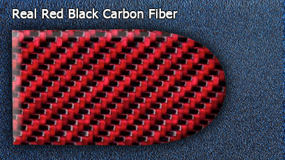 Отделка Real Red Black Carbon Fiber салона