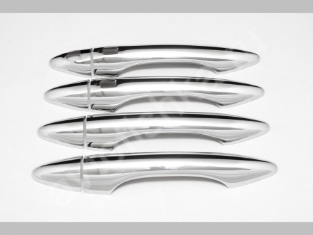 Hyundai ix35 (2010-) накладки на ручки дверей с чипом из нержавеющей стали, 4 шт.