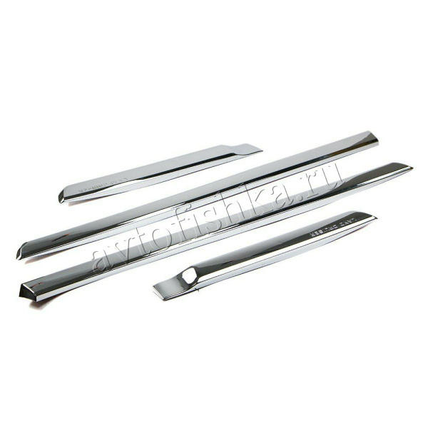 Toyota Land Cruiser (15–) Молдинги на двери, 4 части, хром