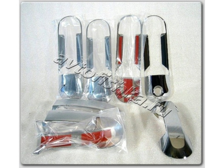 Ford Explorer (2002-2007) накладки на ручки дверей хромированные, комплект 4 шт.