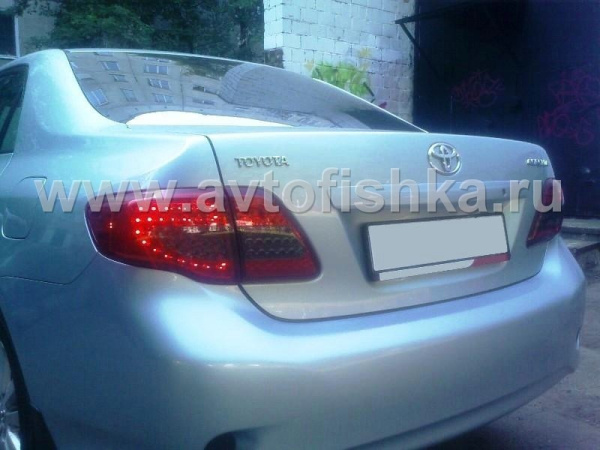 Toyota Corolla (2006-2010) задние фонари светодиодные красно-тонированные, комплект лев.+прав.