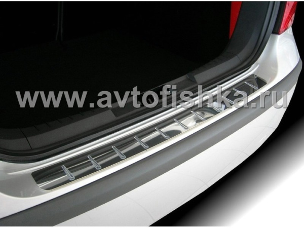 Chevrolet Cruze (08-) накладка на задний бампер с силиконовыми вставками, к-кт 1шт.