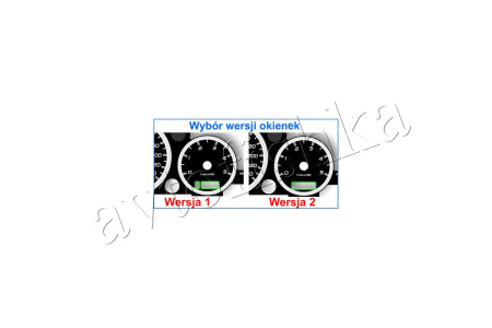 Mercedes ML W163 светодиодные шкалы (циферблаты) на панель приборов