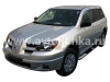 Mitsubishi Outlander (02-06) пороги боковые - труба из нержавеющей стали (76mm)